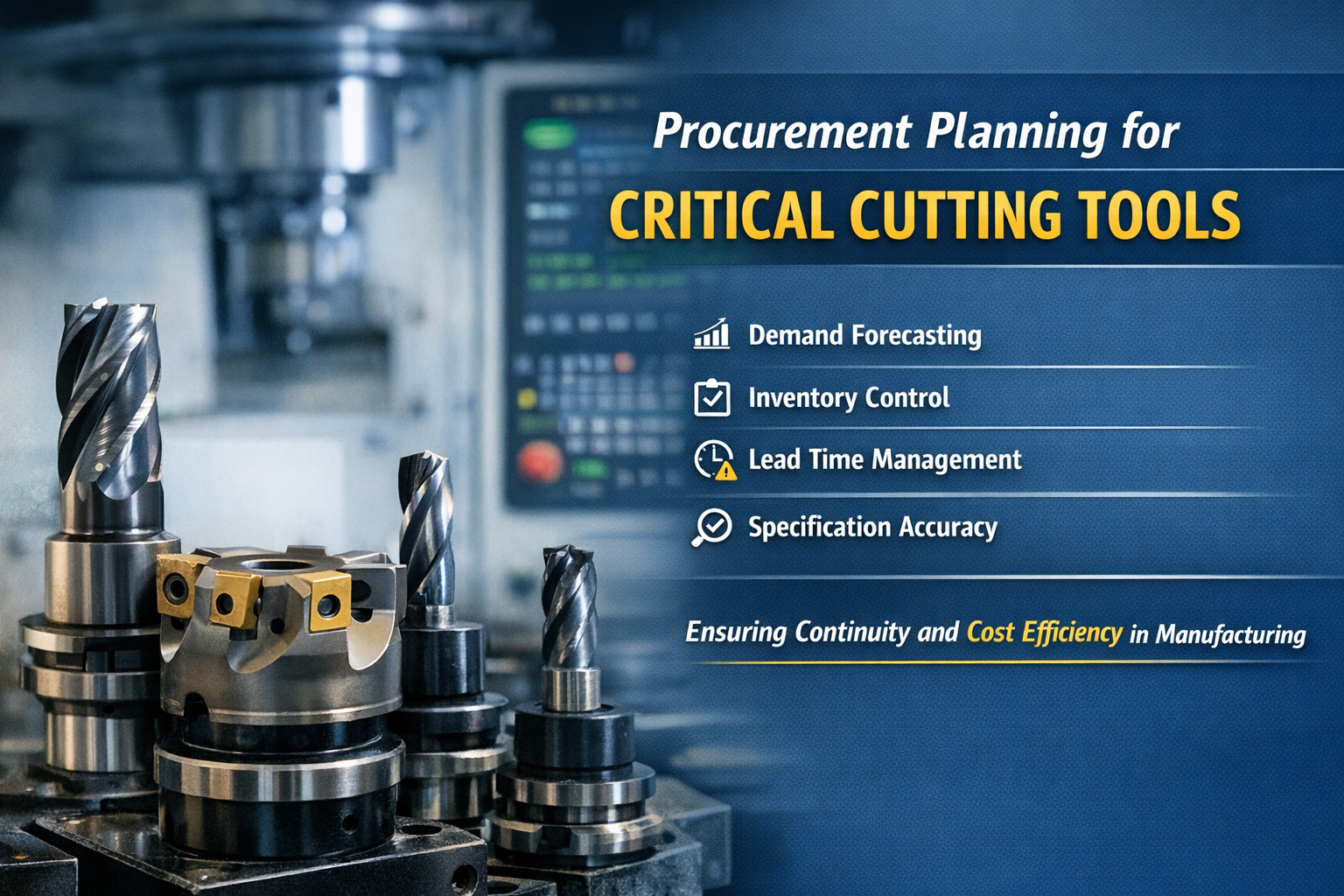Procurement Planning for Critical Cutting Tools