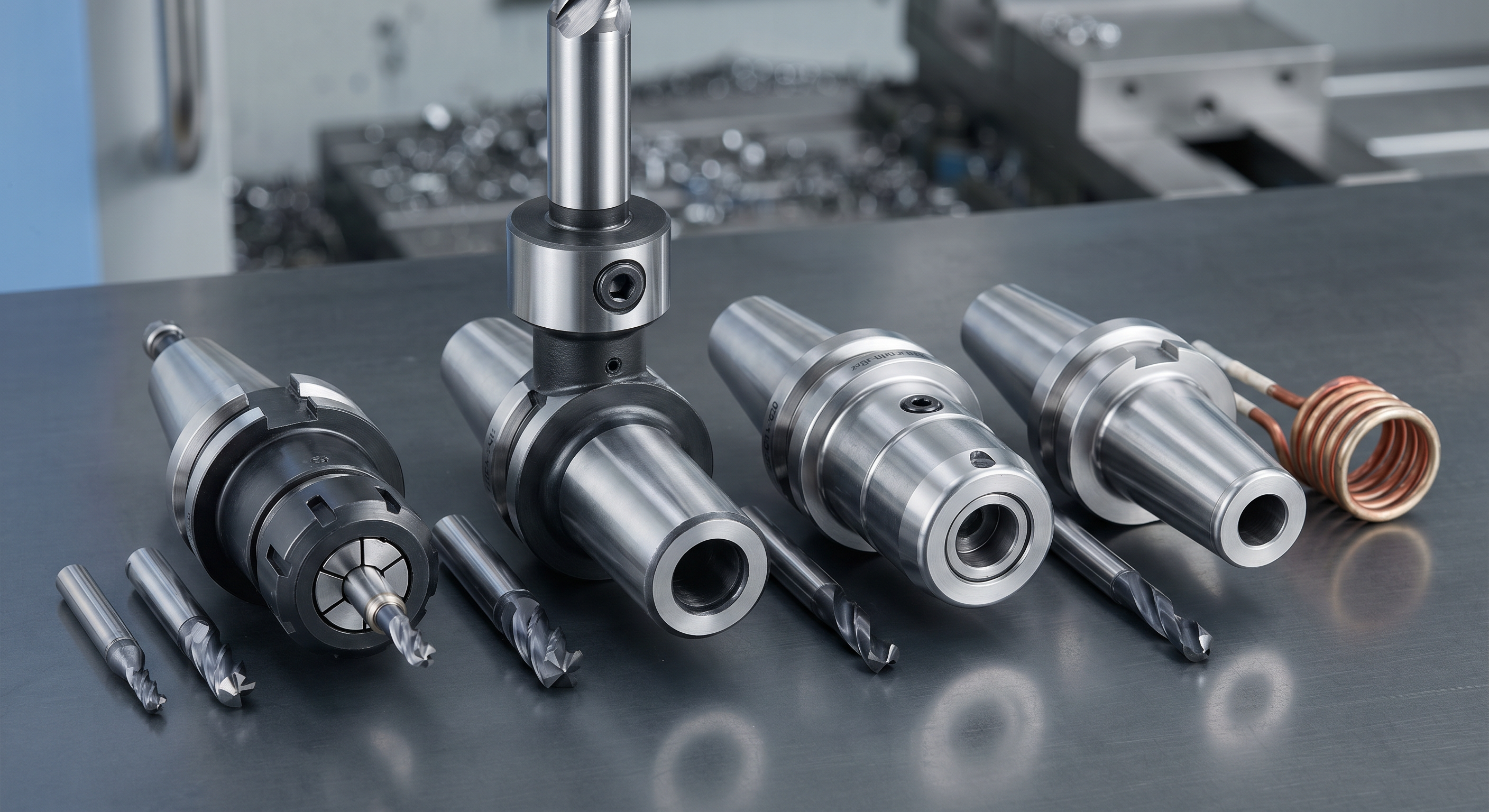 ทำความเข้าใจทูลโฮลเดอร์: ER Collet, Side Lock, Hydraulic และ Shrink Fit