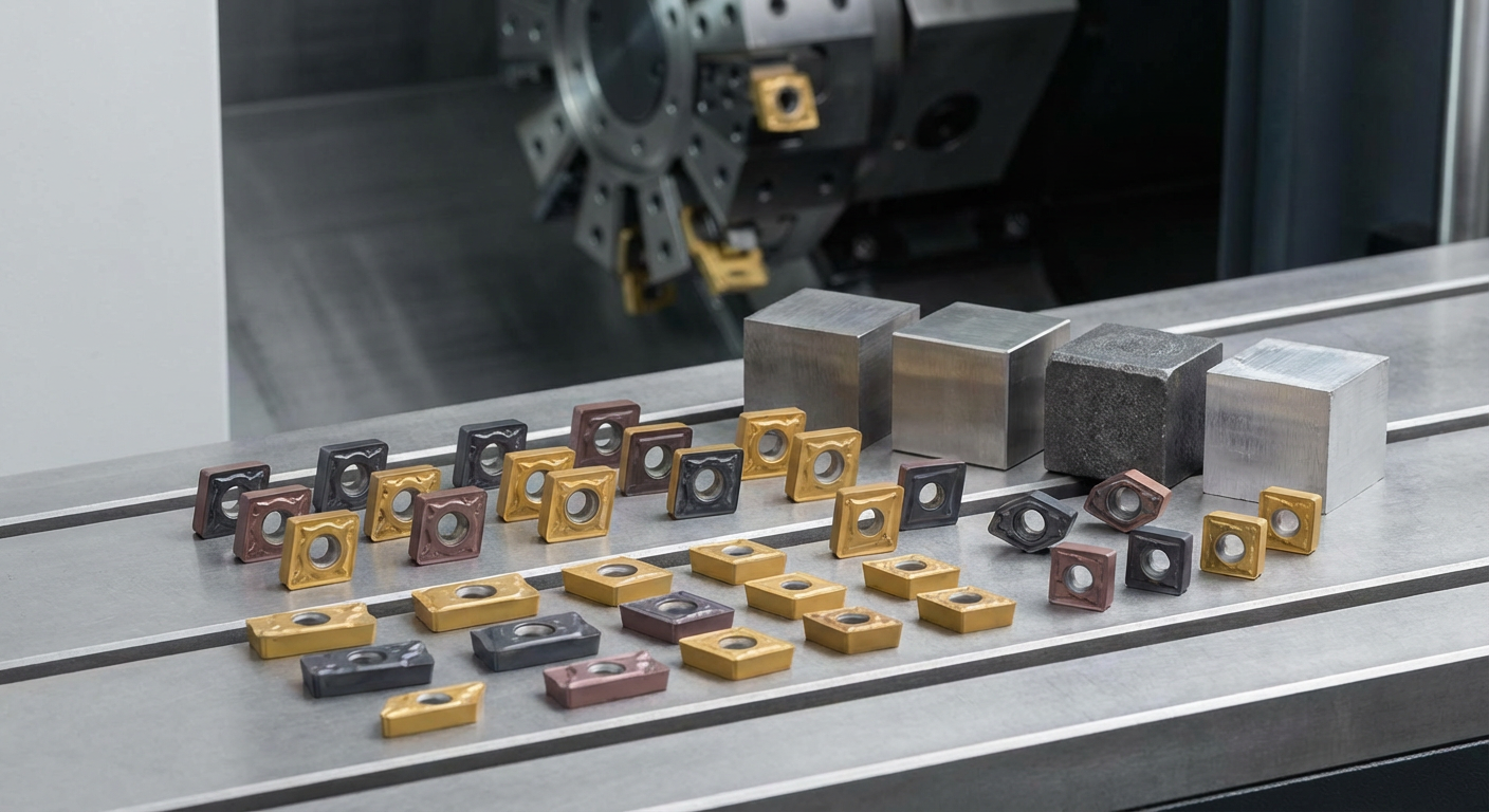 How to Select Insert Grades for Different Workpiece Materials?